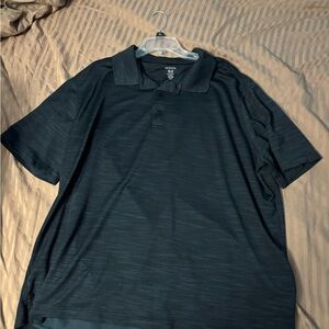 George Men's Black Polo Shirt 3XL